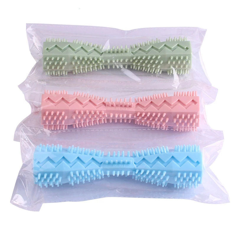 Durable Rubber Chew Stick – Teeth Cleaning & Massage for Dogs