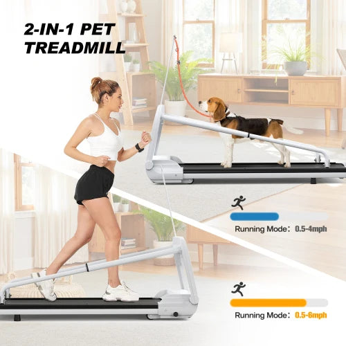2025 New Quiet Smart Pet Treadmill Adjustable Speed Weight Capacity 265 Lbs Low