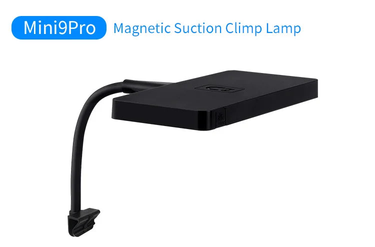 WEEK AQUA Mini 9 Pro USB Full‑Spectrum Aquarium Light – Compact Plant & Nano‑Tank LED with App Control