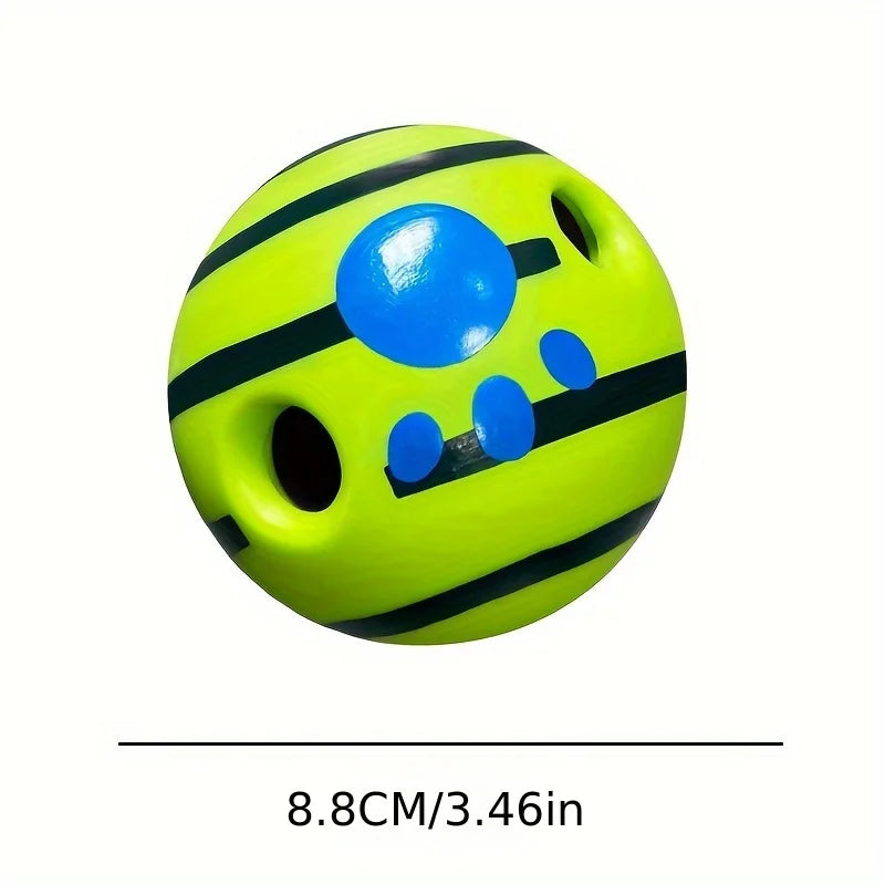 Squeaky Giggle Wobble Ball – Interactive & Durable Dog Toy with Fun Noises for All Breeds