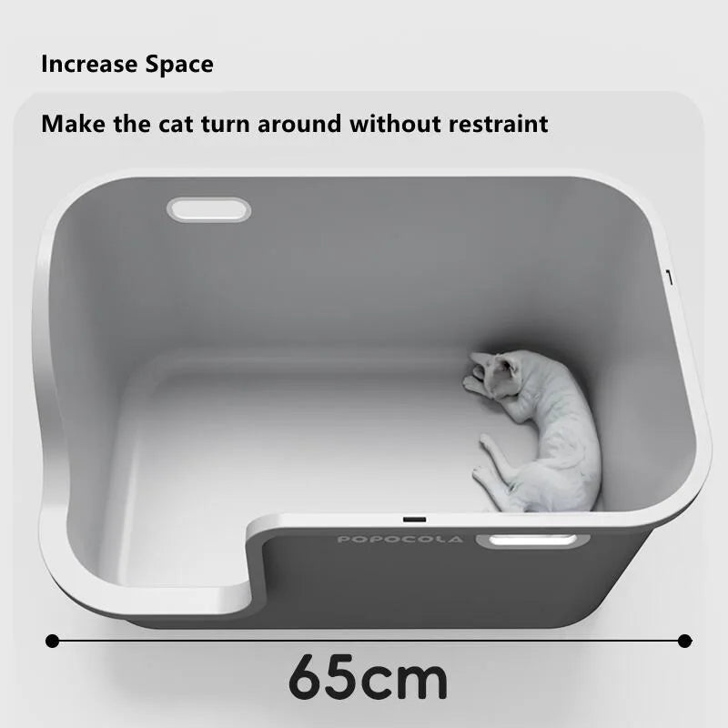 Spacious & Smart Cat Litter Box  Corridor Style Enclosure