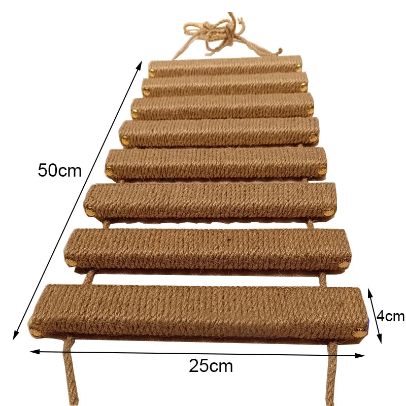 Sisal Rope Cat Ladder – Climber & Scratching Fun for Kittens
