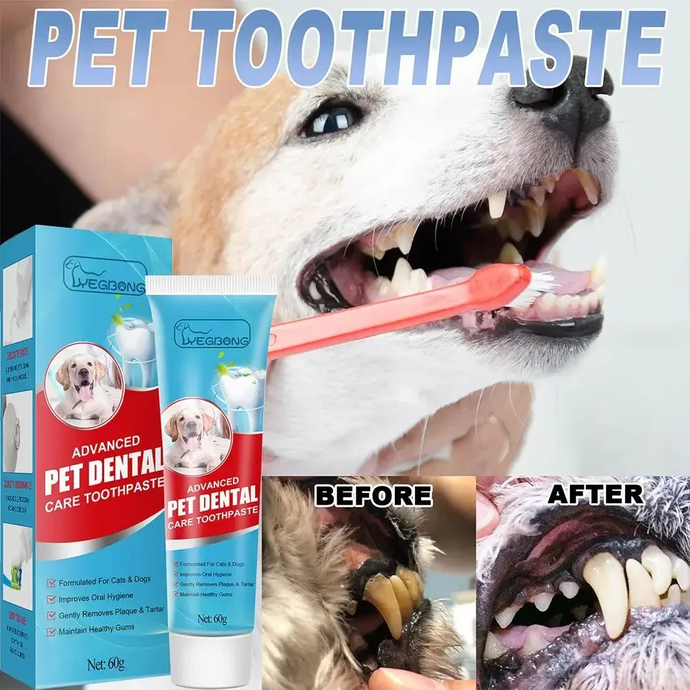 Pet Toothpaste – Edible Oral Care for Dogs & Cats | Fresh Breath & Tartar Control