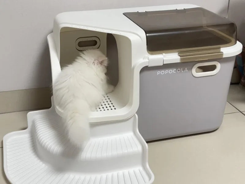 Spacious & Smart Cat Litter Box  Corridor Style Enclosure